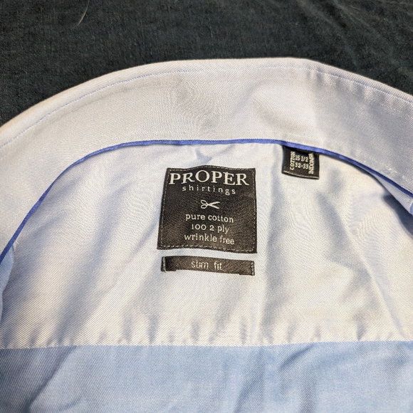 Drapey Light Blue Button up Shirt - Picture 3 of 6